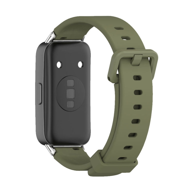For Huawei Band 8 / 9 / 10 Mijobs Silicone Breathable Watch Band(Army Green) - free shipping - PMc TechLife - Order now!