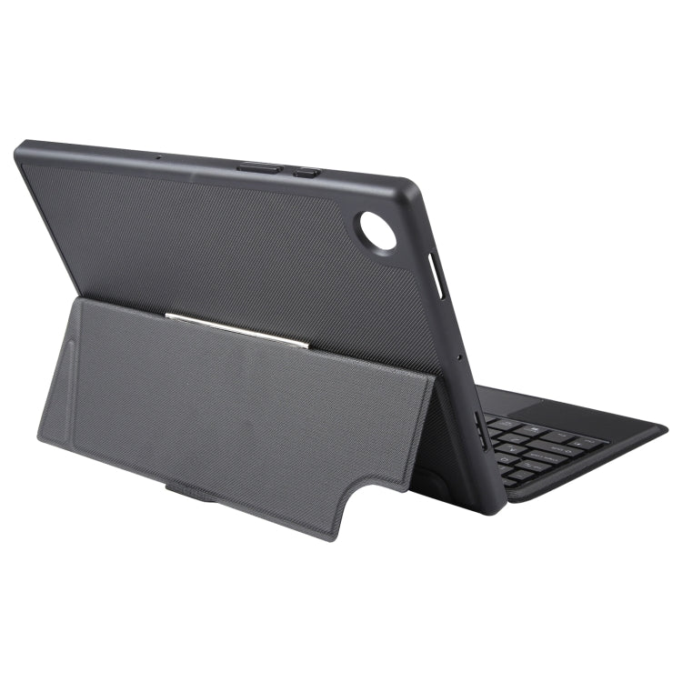 TA08B-AS Pivot Backlight Lower Pen Slot Bluetooth Keyboard Leather Case For Samsung Galaxy Tab A8 10.5/X205/X200(Black) - Samsung Keyboard by PMC TechLife | Online Shopping South Africa | PMC TechLife