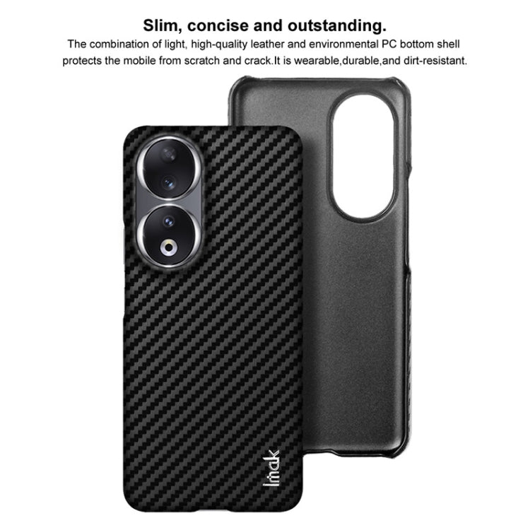 For Honor 90 5G imak Ruiyi Series PU + PC Phone Case(Carbon Fiber Texture) - Honor Cases by imak | Online Shopping South Africa | PMC TechLife | Buy Now Pay Later Mobicred