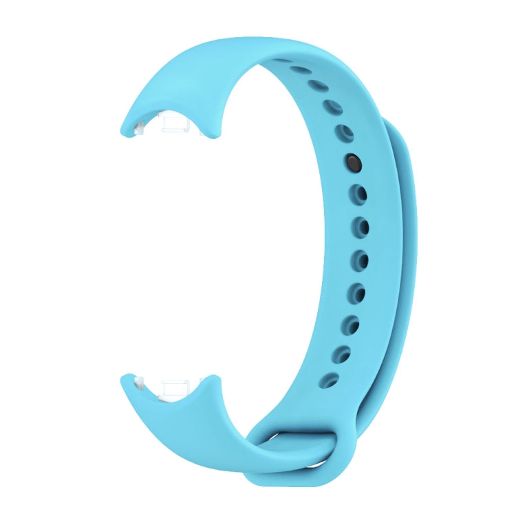 For Xiaomi Smart Band 10 / 9 / 8 Mijobs Solid Color Silicone Watch Band(Sky Blue) - free shipping - PMC TechLife - Order now!