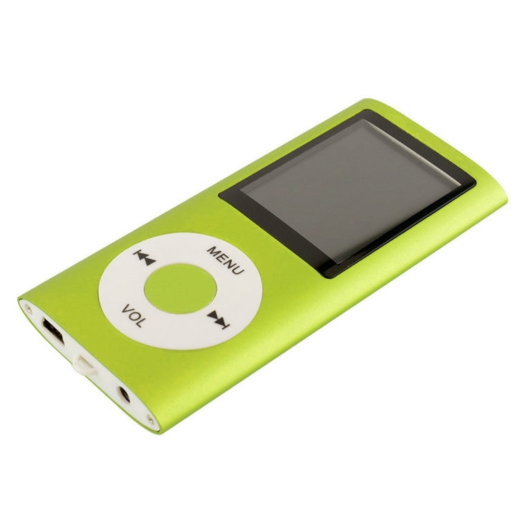 1.8 inch TFT Screen Metal MP4 Player With 16G TF Card+Earphone+Cable(Green) - free shipping - PMC Jewellery - Order now!