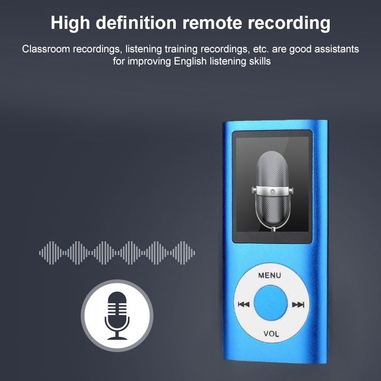 1.8 inch TFT Screen Metal MP4 Player With 16G TF Card+Earphone+Cable(Red) - free shipping - PMC Jewellery - Order now!