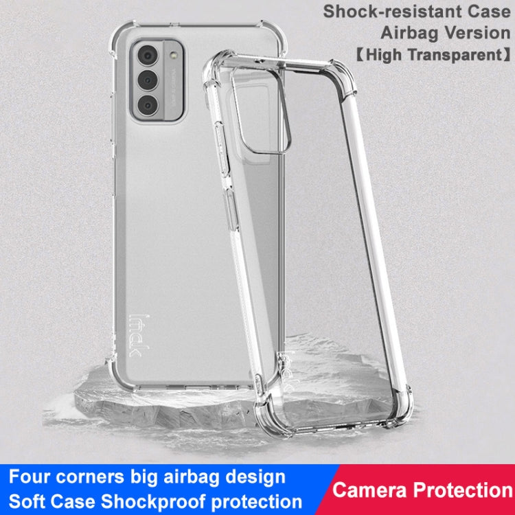 For Nokia G42 5G imak Shockproof Airbag TPU Phone Case(Transparent) - free shipping - PMC TechLife - Order now!