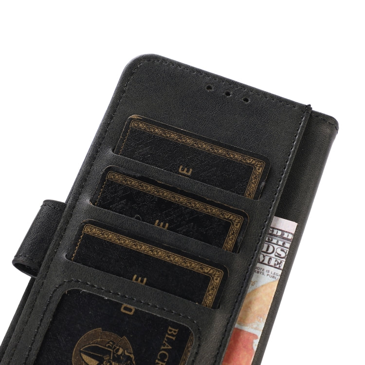 For OPPO Reno10 / Reno10 Pro Global Cow Texture Flip Leather Phone Case(Black) - OPPO Cases by PMC TechLife | Online Shopping South Africa | PMC TechLife | Buy Now Pay Later Mobicred