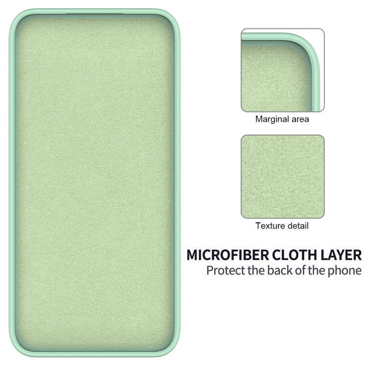 For Honor 90 Smart Pure Color Liquid Silicone Shockproof Phone Case(Green) - Honor Cases by PMC TechLife | Online Shopping South Africa | PMC TechLife | Buy Now Pay Later Mobicred
