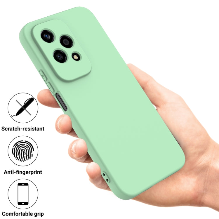 For Honor 200 Lite Global Solid Color Liquid Silicone Dropproof Full Coverage Phone Case(Green) - free shipping - PMC TechLife - Order now!
