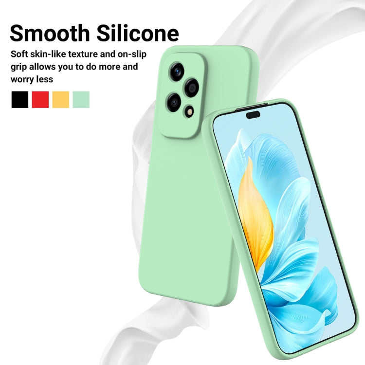 For Honor 200 Lite Global Solid Color Liquid Silicone Dropproof Full Coverage Phone Case(Green) - free shipping - PMC TechLife - Order now!