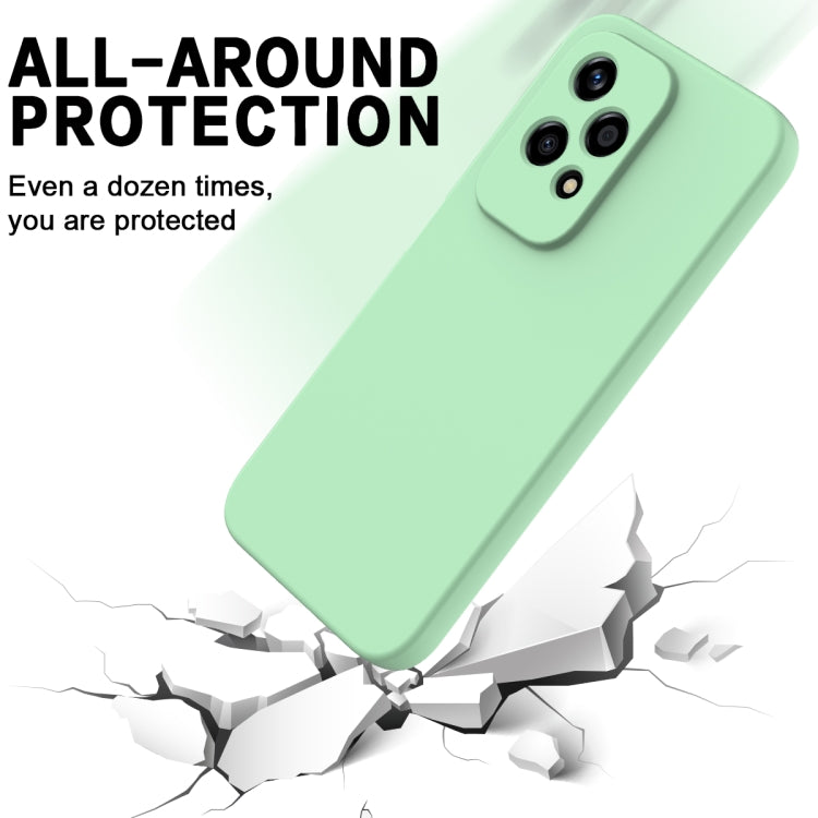 For Honor 200 Lite Global Solid Color Liquid Silicone Dropproof Full Coverage Phone Case(Green) - free shipping - PMC TechLife - Order now!