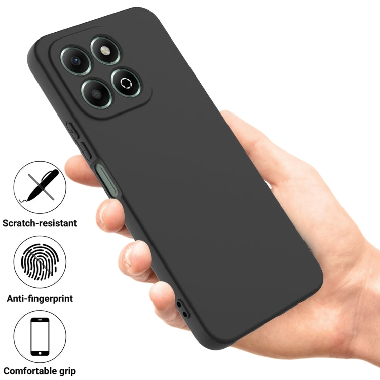 For Honor X6b 4G Solid Color Liquid Silicone Dropproof Full Coverage Phone Case(Black) - free shipping - PMC TechLife - Order now!