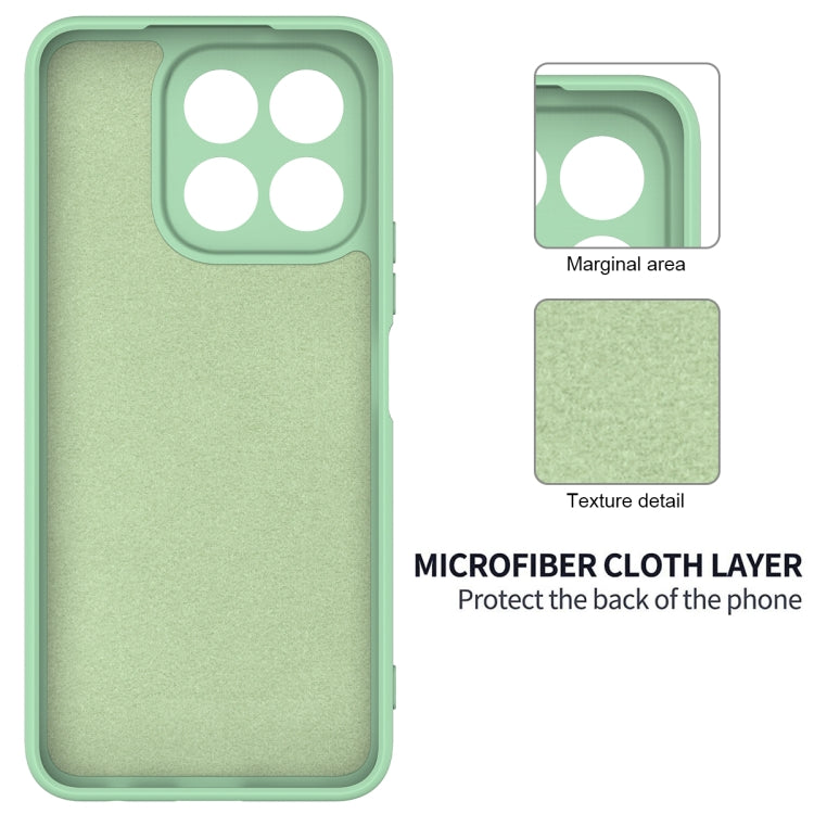 For Honor X6b 4G Solid Color Liquid Silicone Dropproof Full Coverage Phone Case(Green) - free shipping - PMC TechLife - Order now!