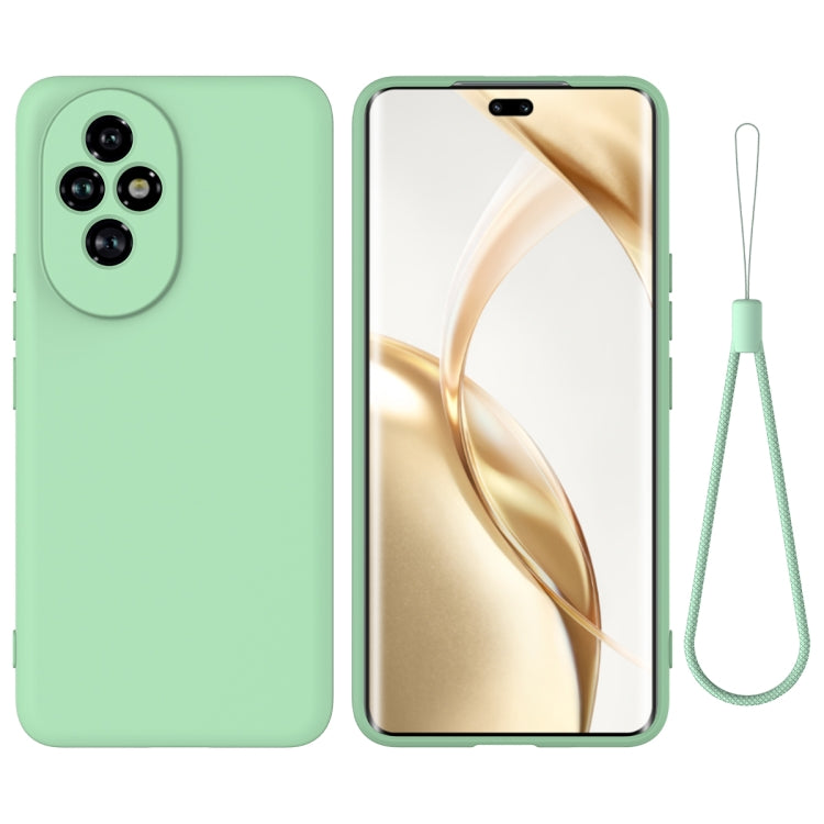 For Honor 200 Pro Solid Color Liquid Silicone Dropproof Full Coverage Phone Case(Green) - free shipping - PMC TechLife - Order now!