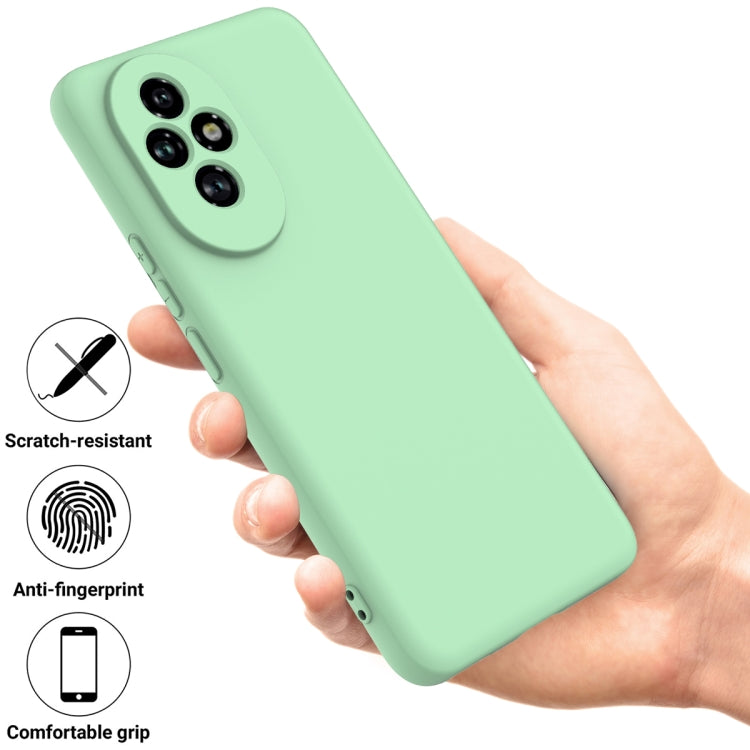 For Honor 200 Pro Solid Color Liquid Silicone Dropproof Full Coverage Phone Case(Green) - free shipping - PMC TechLife - Order now!