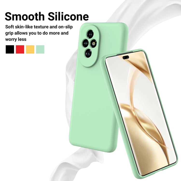 For Honor 200 Pro Solid Color Liquid Silicone Dropproof Full Coverage Phone Case(Green) - free shipping - PMC TechLife - Order now!