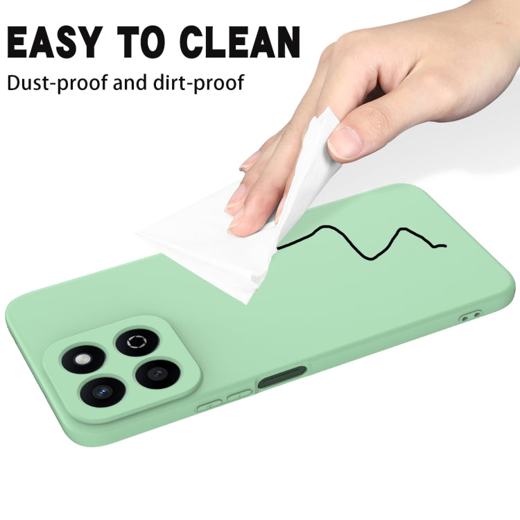 For Honor X7c / Play 200 Plus Solid Color Liquid Silicone Dropproof Full Coverage Phone Case(Green) - free shipping - PMC TechLife - Order now!
