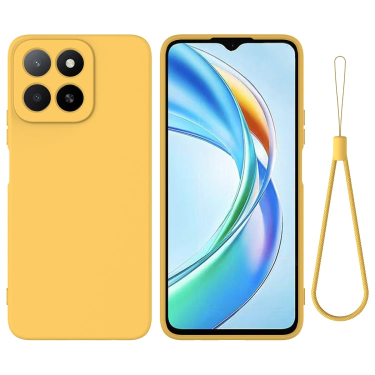 For Honor X5b / X5b Plus Solid Color Liquid Silicone Dropproof Full Coverage Phone Case(Yellow) - free shipping - PMC TechLife - Order now!