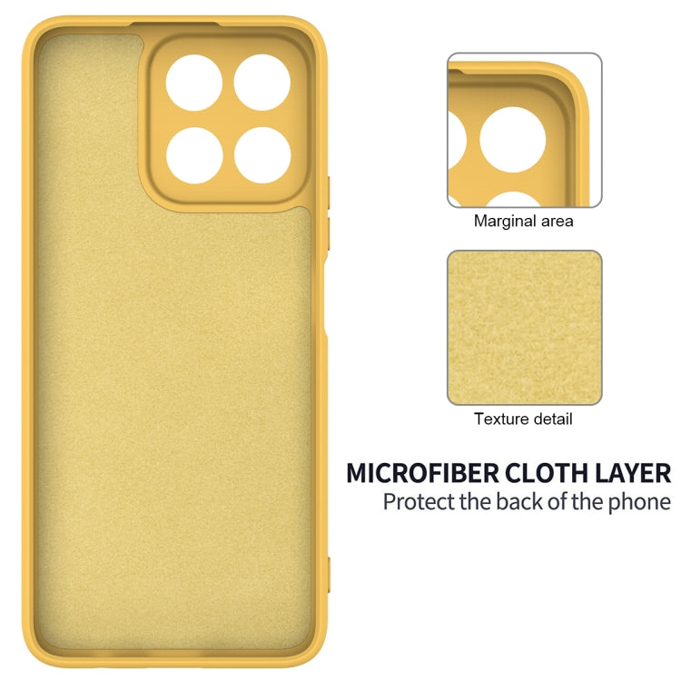 For Honor X5b / X5b Plus Solid Color Liquid Silicone Dropproof Full Coverage Phone Case(Yellow) - free shipping - PMC TechLife - Order now!