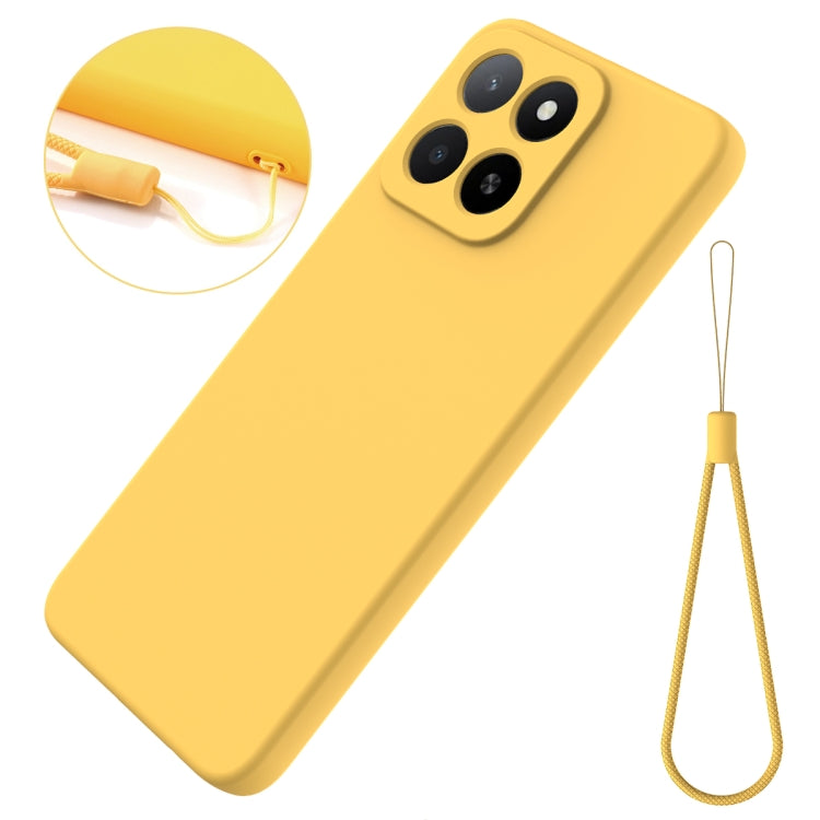 For Honor X5b / X5b Plus Solid Color Liquid Silicone Dropproof Full Coverage Phone Case(Yellow) - free shipping - PMC TechLife - Order now!