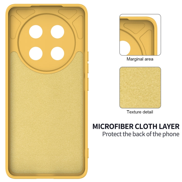 For Honor X9c / X60 Pro 5G Solid Color Liquid Silicone Dropproof Full Coverage Phone Case(Yellow) - free shipping - PMC TechLife - Order now!