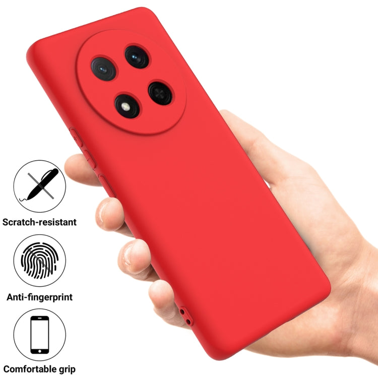 For Honor X9c / X60 Pro 5G Solid Color Liquid Silicone Dropproof Full Coverage Phone Case(Red) - free shipping - PMC TechLife - Order now!