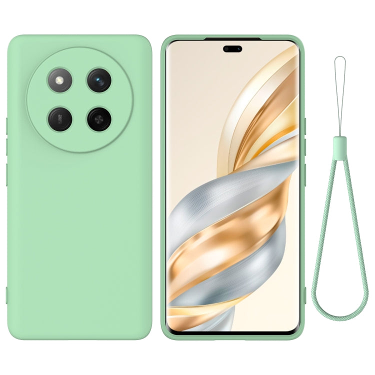 For Honor X60 Pro Solid Color Liquid Silicone Dropproof Full Coverage Phone Case(Green) - free shipping - PMC TechLife - Order now!
