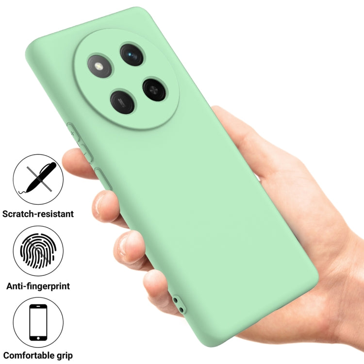 For Honor X60 Pro Solid Color Liquid Silicone Dropproof Full Coverage Phone Case(Green) - free shipping - PMC TechLife - Order now!