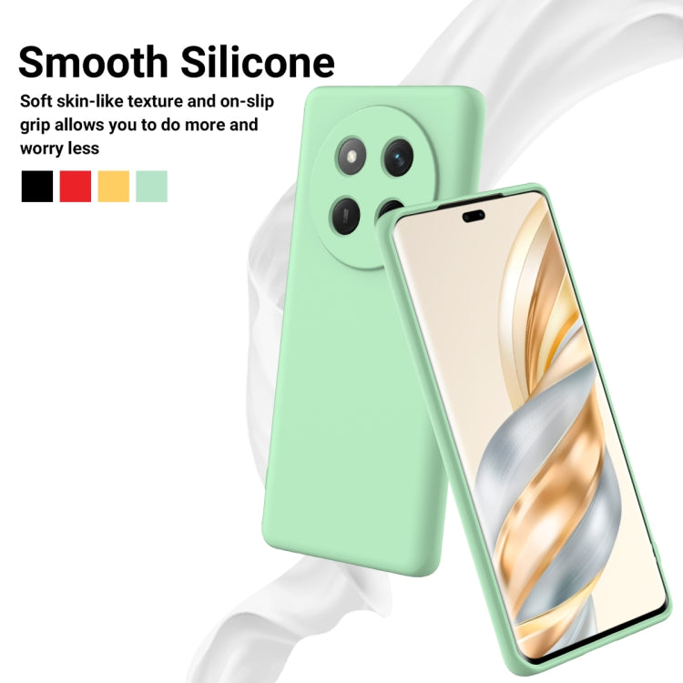 For Honor X60 Pro Solid Color Liquid Silicone Dropproof Full Coverage Phone Case(Green) - free shipping - PMC TechLife - Order now!
