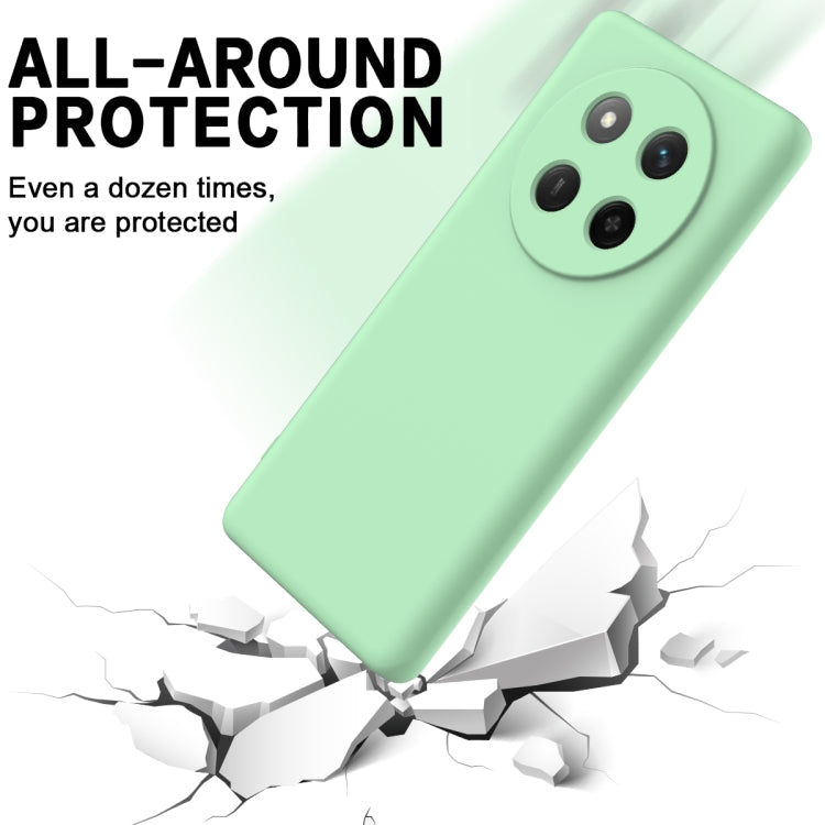 For Honor X60 Pro Solid Color Liquid Silicone Dropproof Full Coverage Phone Case(Green) - free shipping - PMC TechLife - Order now!