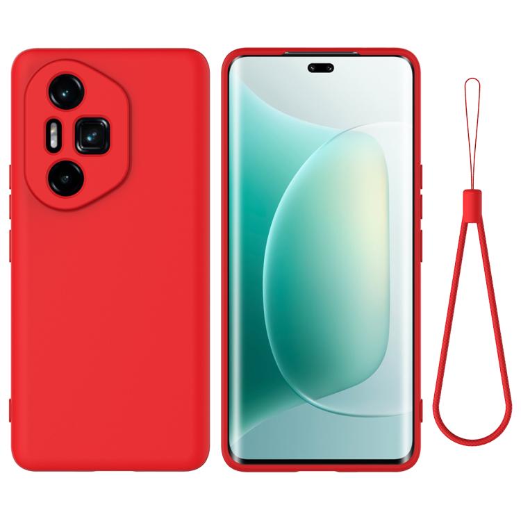 For Honor 300 Ultra / 300 Pro Solid Color Liquid Silicone Dropproof Full Coverage Phone Case(Red) - free shipping - PMC TechLife - Order now!