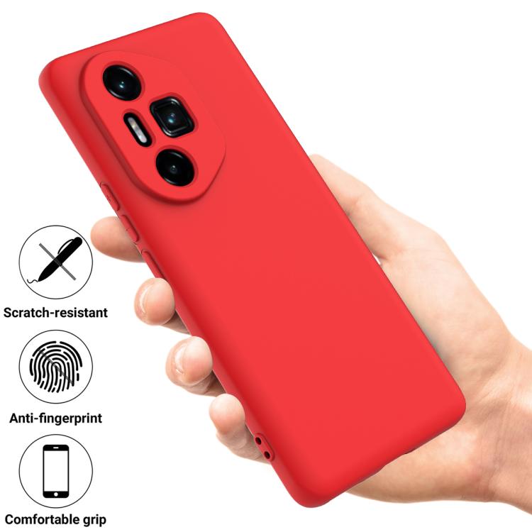 For Honor 300 Ultra / 300 Pro Solid Color Liquid Silicone Dropproof Full Coverage Phone Case(Red) - free shipping - PMC TechLife - Order now!