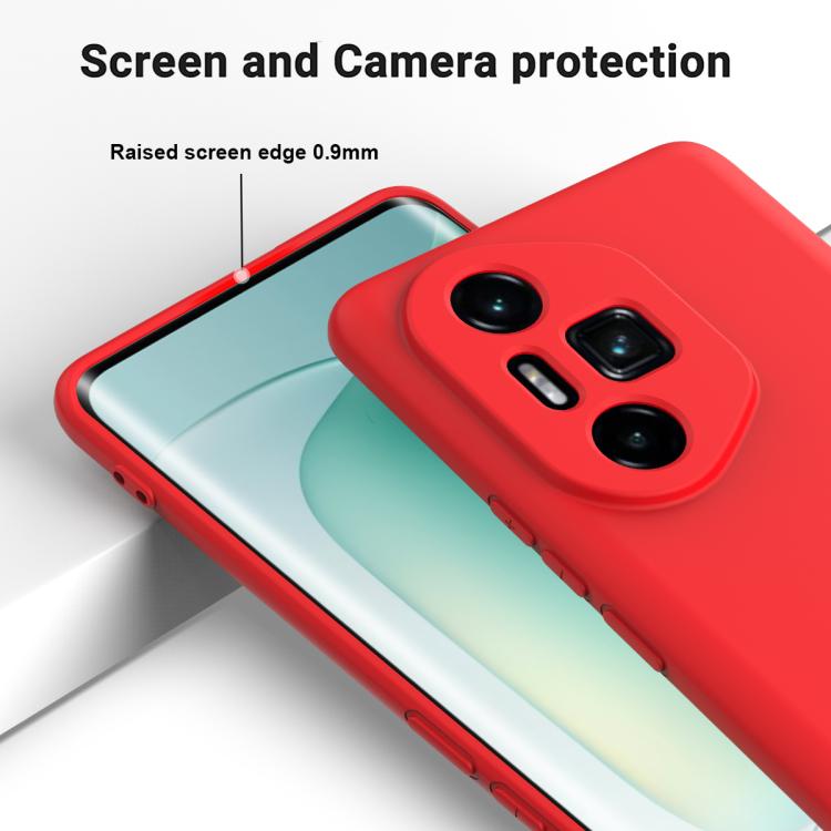 For Honor 300 Ultra / 300 Pro Solid Color Liquid Silicone Dropproof Full Coverage Phone Case(Red) - free shipping - PMC TechLife - Order now!