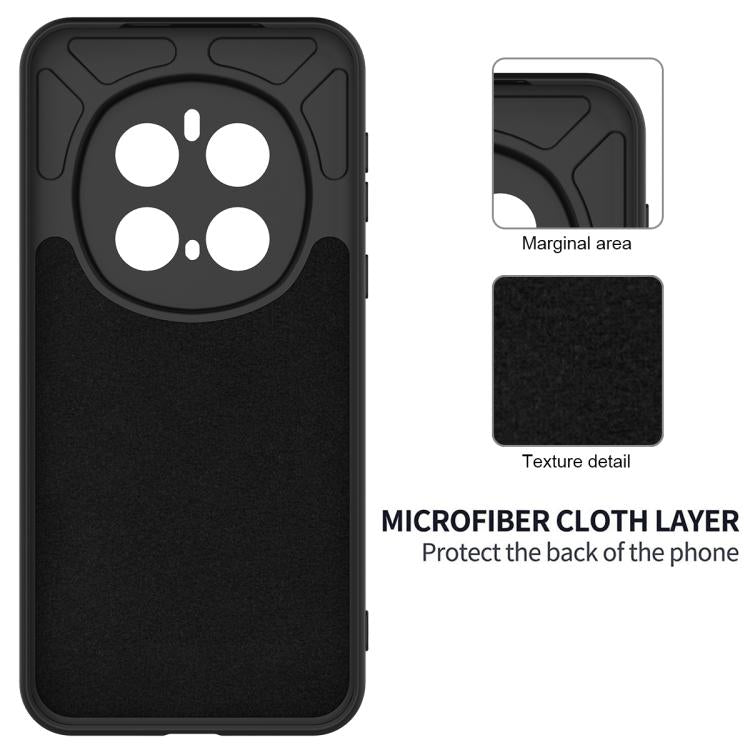 For Honor Magic7 Pro Solid Color Liquid Silicone Dropproof Full Coverage Phone Case(Black) - free shipping - PMC TechLife - Order now!