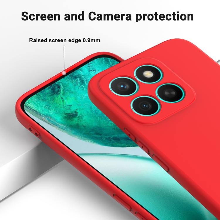 For Honor X8c 4G Solid Color Liquid Silicone Dropproof Full Coverage Phone Case(Red) - free shipping - PMC TechLife - Order now!
