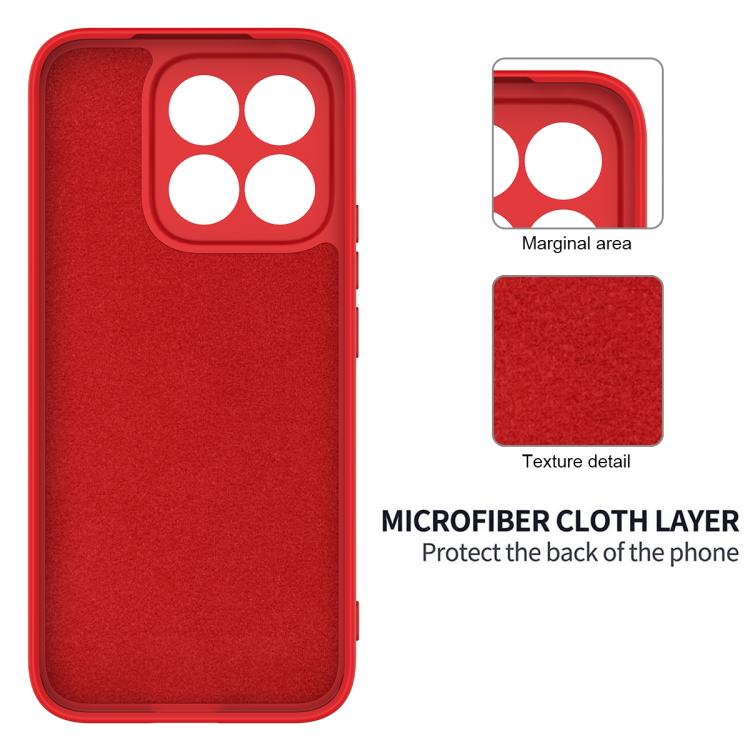 For Honor X8c 4G Solid Color Liquid Silicone Dropproof Full Coverage Phone Case(Red) - free shipping - PMC TechLife - Order now!