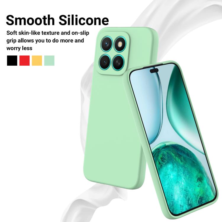 For Honor X8c 4G Solid Color Liquid Silicone Dropproof Full Coverage Phone Case(Green) - free shipping - PMC TechLife - Order now!