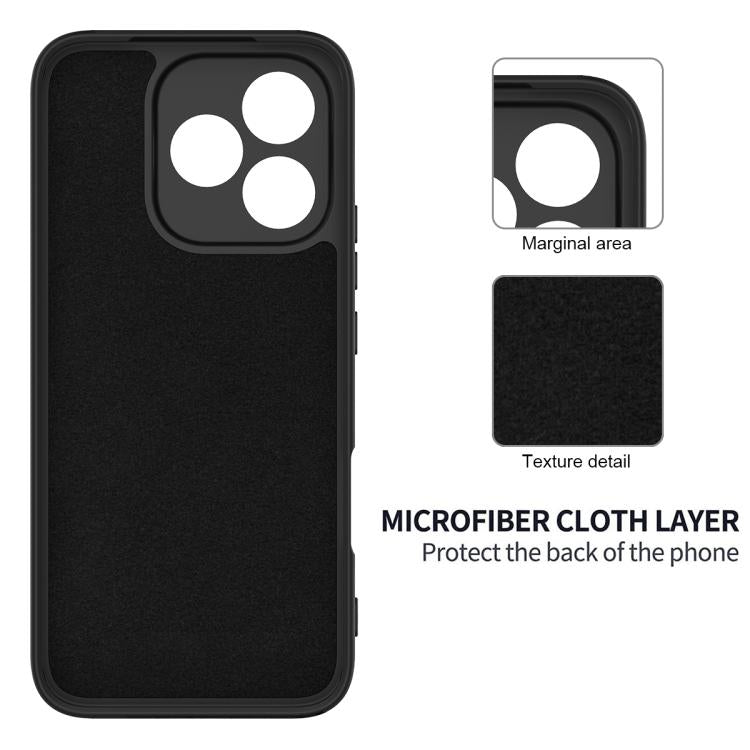 For Honor 400 Lite Global Solid Color Liquid Silicone Dropproof Full Coverage Phone Case(Black) - free shipping - PMC TechLife - Order now!