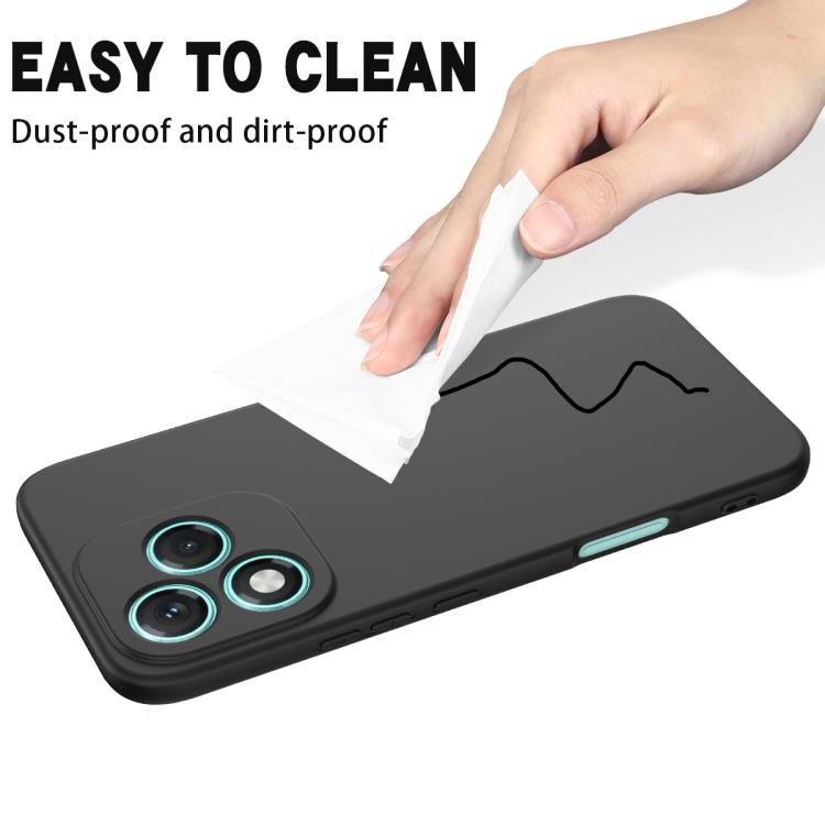 For Honor 400 Lite Global Solid Color Liquid Silicone Dropproof Full Coverage Phone Case(Black) - free shipping - PMC TechLife - Order now!