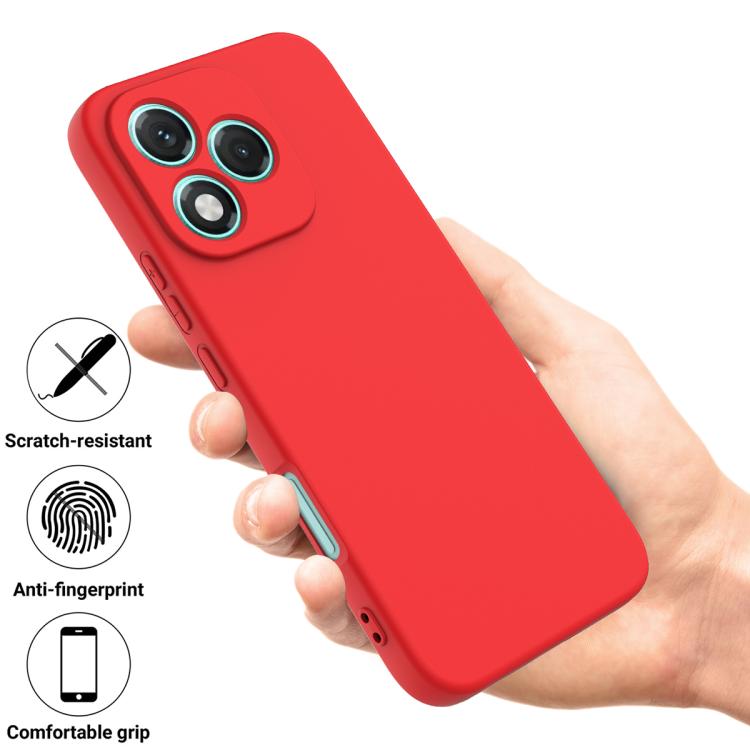 For Honor 400 Lite Global Solid Color Liquid Silicone Dropproof Full Coverage Phone Case(Red) - free shipping - PMC TechLife - Order now!