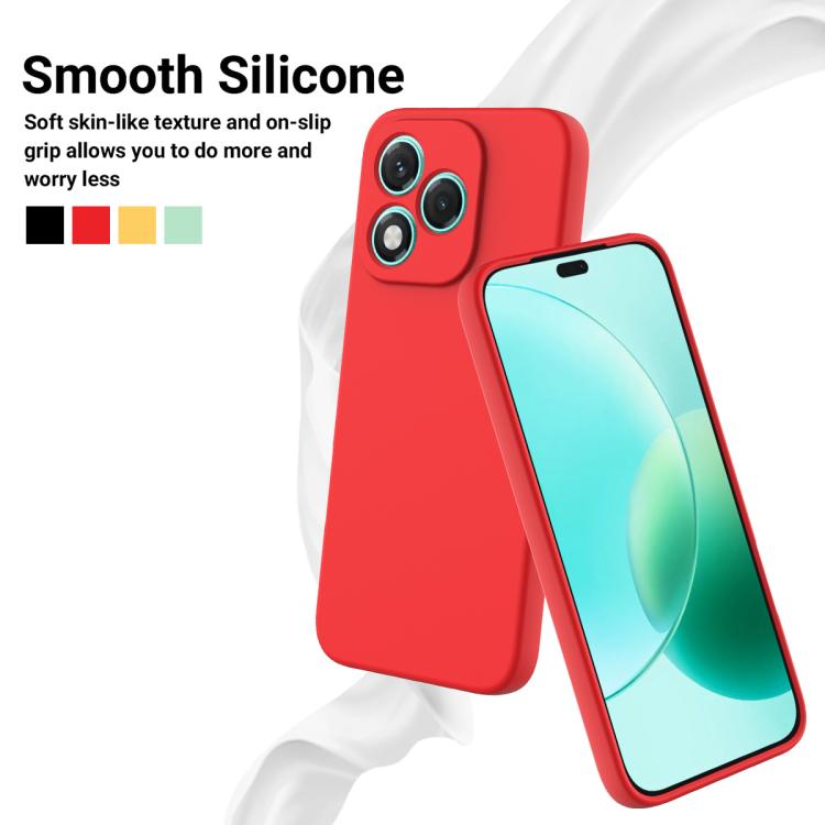 For Honor 400 Lite Global Solid Color Liquid Silicone Dropproof Full Coverage Phone Case(Red) - free shipping - PMC TechLife - Order now!