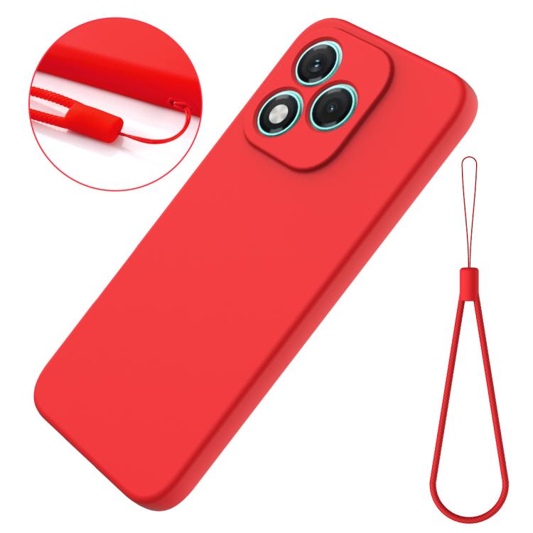 For Honor 400 Lite Global Solid Color Liquid Silicone Dropproof Full Coverage Phone Case(Red) - free shipping - PMC TechLife - Order now!