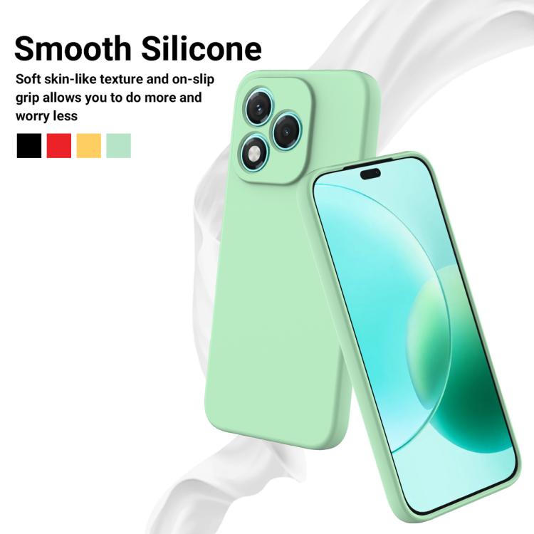 For Honor 400 Lite Global Solid Color Liquid Silicone Dropproof Full Coverage Phone Case(Green) - free shipping - PMC TechLife - Order now!