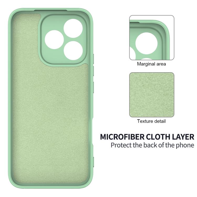 For Honor 400 Lite Global Solid Color Liquid Silicone Dropproof Full Coverage Phone Case(Green) - free shipping - PMC TechLife - Order now!