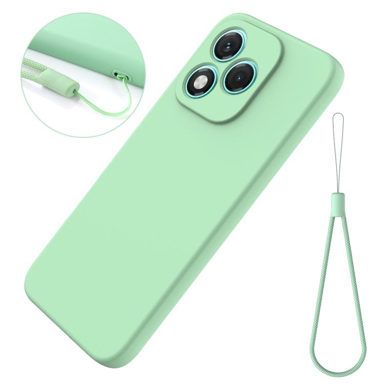 For Honor 400 Lite Global Solid Color Liquid Silicone Dropproof Full Coverage Phone Case(Green) - free shipping - PMC TechLife - Order now!