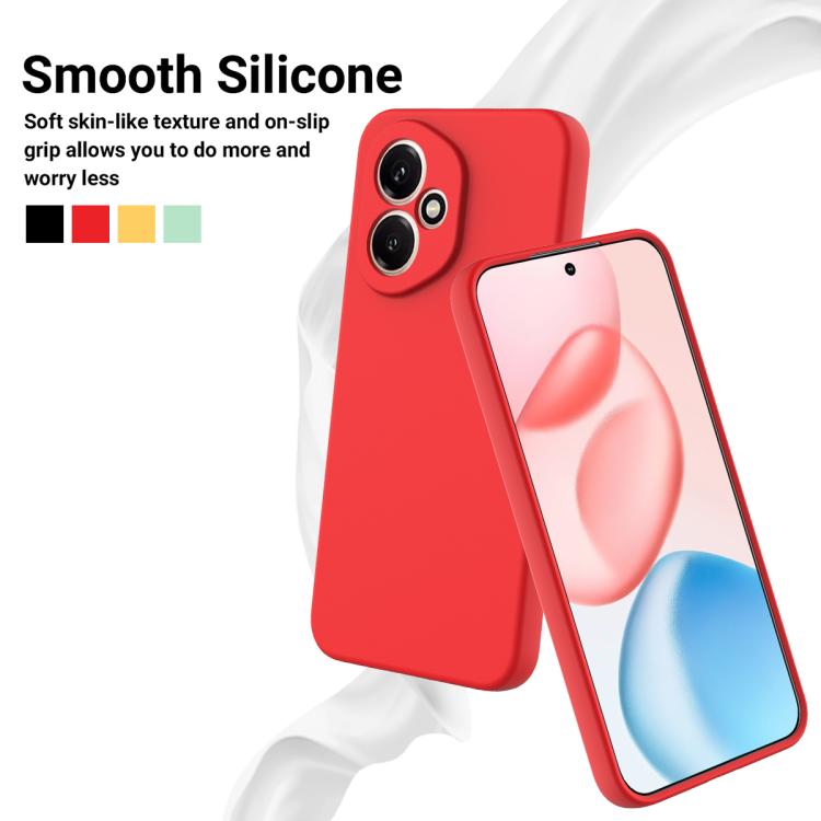 For Honor 400 Global 156.5mm Solid Color Liquid Silicone Dropproof Full Coverage Phone Case(Red) - free shipping - PMC TechLife - Order now!