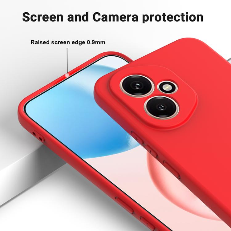 For Honor 400 Global 156.5mm Solid Color Liquid Silicone Dropproof Full Coverage Phone Case(Red) - free shipping - PMC TechLife - Order now!