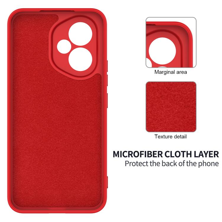 For Honor 400 Global 156.5mm Solid Color Liquid Silicone Dropproof Full Coverage Phone Case(Red) - free shipping - PMC TechLife - Order now!