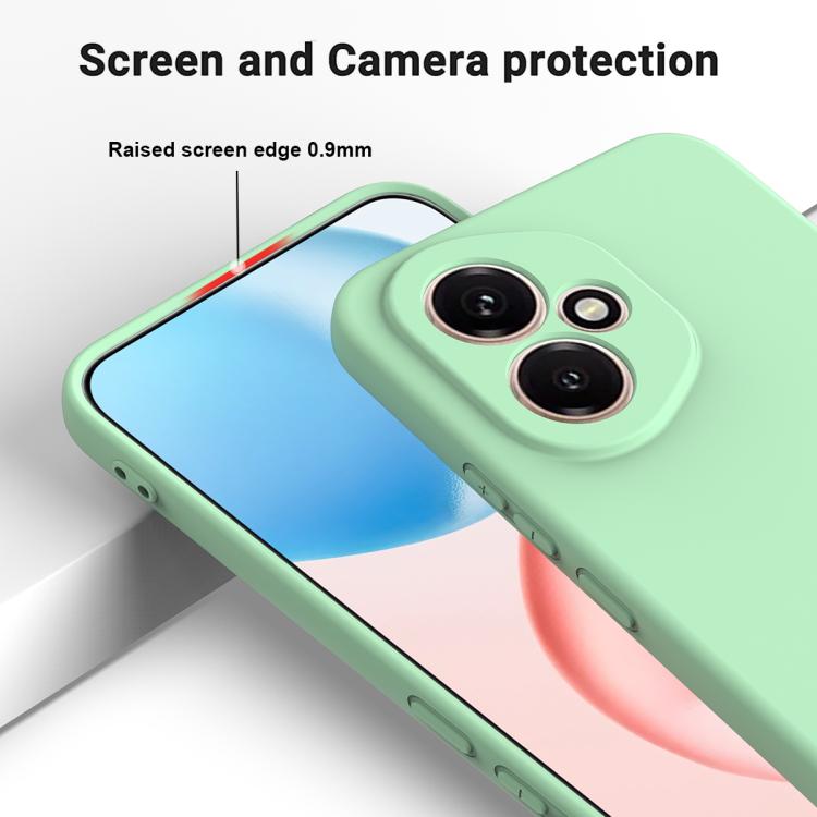 For Honor 400 Global 156.5mm Solid Color Liquid Silicone Dropproof Full Coverage Phone Case(Green) - free shipping - PMC TechLife - Order now!