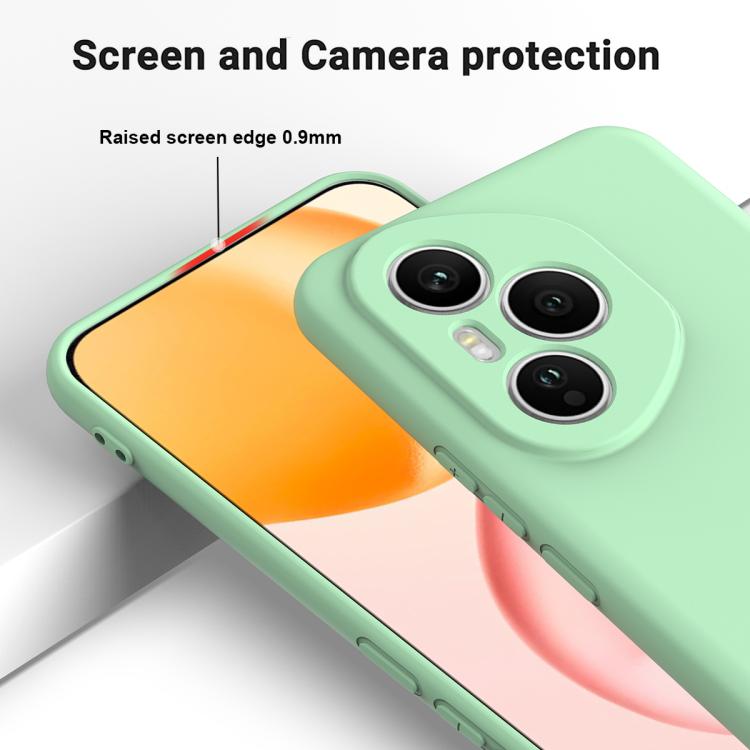 For Honor 400 Pro Global 160.8mm Solid Color Liquid Silicone Dropproof Full Coverage Phone Case(Green) - free shipping - PMC TechLife - Order now!
