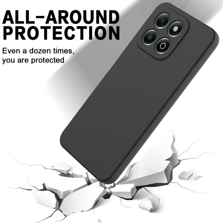 For Honor X6c 4G Solid Color Liquid Silicone Dropproof Full Coverage Phone Case(Black) - free shipping - PMC TechLife - Order now!