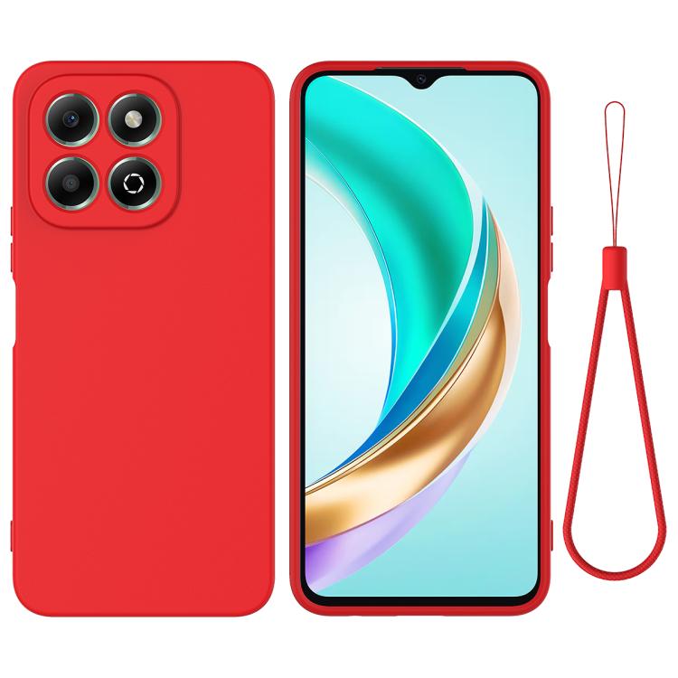 For Honor X6c 4G Solid Color Liquid Silicone Dropproof Full Coverage Phone Case(Red) - free shipping - PMC TechLife - Order now!