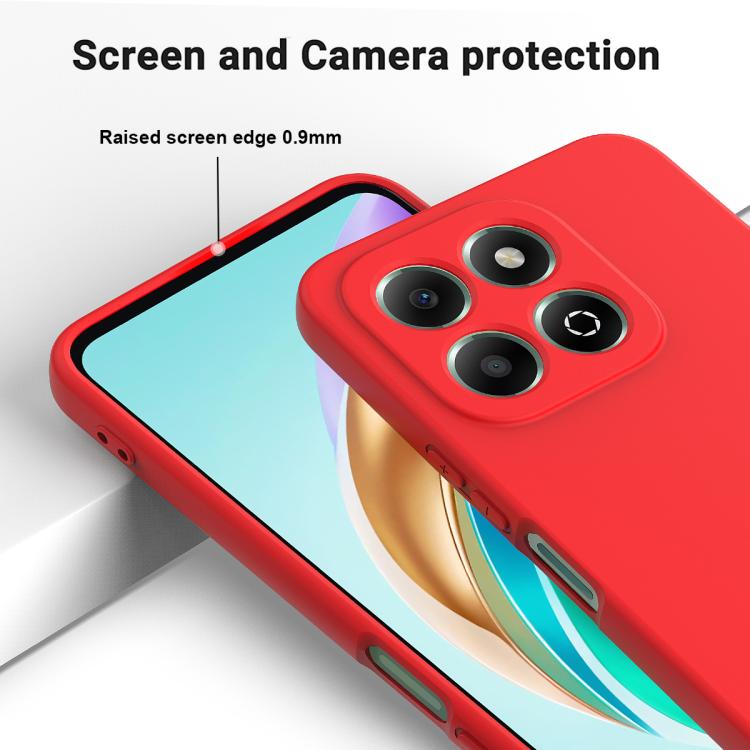 For Honor X6c 4G Solid Color Liquid Silicone Dropproof Full Coverage Phone Case(Red) - free shipping - PMC TechLife - Order now!